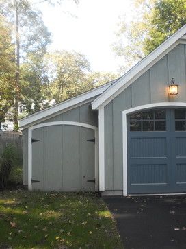 Golf Cart Shed, Cape Addition, Modern Cottage Exterior, Guesthouse Ideas, Shed Design Ideas, Barn Style Garage, Project Room, Shed Designs, Garage Construction