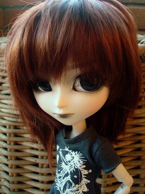 Joachim - Midnight deja vu | Flickr - Photo Sharing! Blythe Dolls Cute, Cute Aesthetic Pfp, Weird Dolls, Red Hair Doll, Doll Beauty, Image Swag, Deja Vu, Aesthetic People, Doll Parts