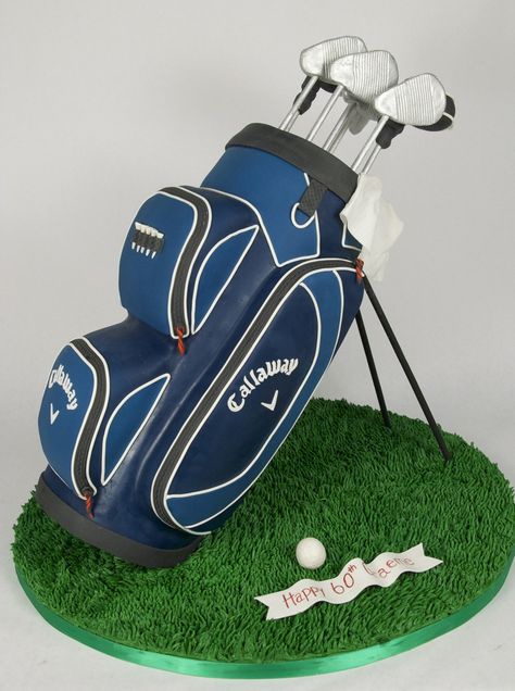 Golf Bag Cake  on Cake Central Bag Cake Ideas, Golf Bag Cake, Golf Themed Cakes, Golf Birthday Cakes, Sports Cakes, Golf Cake, Cake Wrecks, Dream Bakery, Sport Cakes