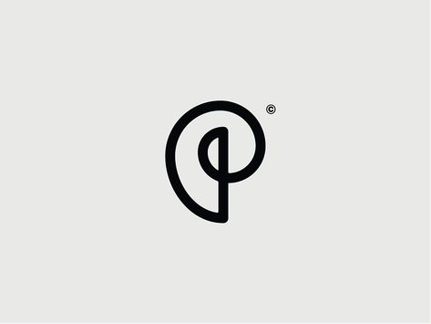 Letter P Logo Design by Connor Fowler on Dribbble Letter P Logo Design, P Monogram, Letter P Logo, P Logo Design, Cafe Logo Design, P Logo, Startup Logo, Monogram Logo Design, Cafe Logo