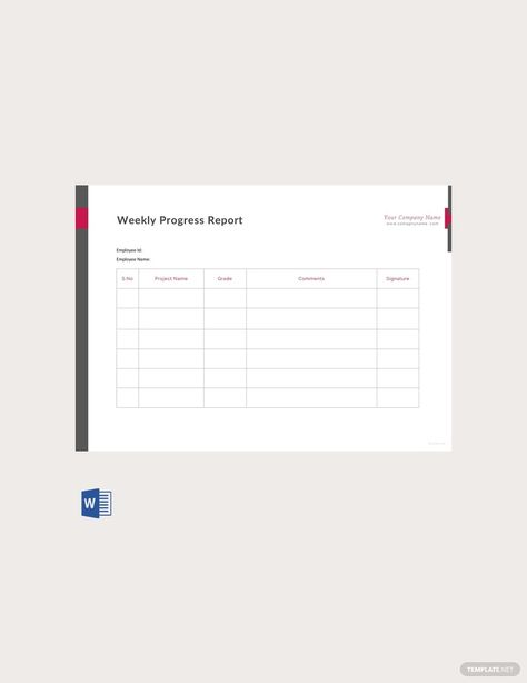 Instantly Download Free Weekly Work Progress Report Template, Sample & Example in PDF, Microsoft Word (DOC), Apple Pages Format. Available in (US) 8.5x11, (A4) 8.27x11.69 inches + Bleed. Quickly Customize. Easily Editable & Printable. Progress Report Template, Construction Contract, Progress Report, Word File, Business Icons, Business Icons Design, Report Template, Blog Website, More Words