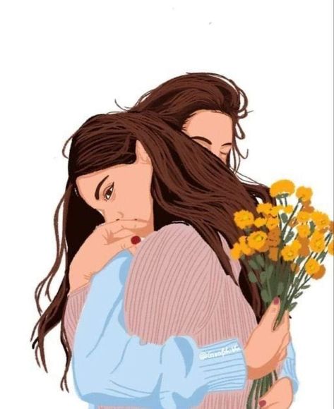 Happy Friendship Day To All, Hug Each Other, Girls Holding Hands, Autodesk Sketchbook, Adventure Aesthetic, Happy Friendship, Happy Friendship Day, Girly Drawings, Funny Valentines Day Quotes