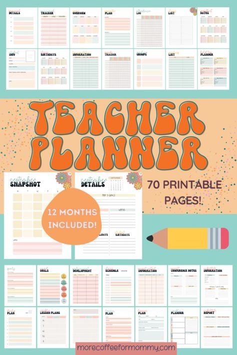 Ever feel like your life is a circus🎪, and you’re the juggler trying to keep all the balls🎈 in the air? Well, what if I told you there’s a secret weapon that could transform you from a frazzled… Student Teacher Binder, Teacher Binder Printables Free, Free Teacher Binder, Teachers Planner, Printable Teacher Planner, Happy Planner Teacher, Teacher Calendar, Teacher Planner Templates, Free Planner Templates