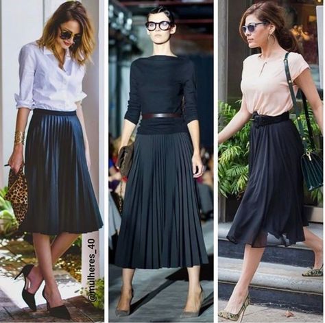 Pear Shape: How to Dress a Pear Shape Body and Look Fabulous - Global Image Group Pear Shape: How to Dress a Pear Shape Body and Look Fabulous Line Skirt Outfit, Black Pleated Skirt Outfit, Pear Body Shape Outfits, Pear Shaped Dresses, Pear Shaped Outfits, A Line Skirt Outfits, Pleated Skirt Outfit, Outfits Edgy, Pear Body Shape