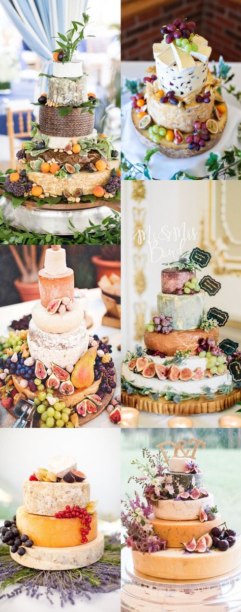 Choosing a wedding cake is a difficult decision, it has to portray the right message, look stunning, and take center stage for at least part of your wedding day. That may be why many brides don’t think about a cheese wedding cake. Savoury Wedding Cake, Savory Wedding Cake, Traditional Wedding Ideas, Wedding Cake Guide, Sweet Favours, Cheese Wedding, Donuts Cake, Cake Alternatives, Cheese Wedding Cake