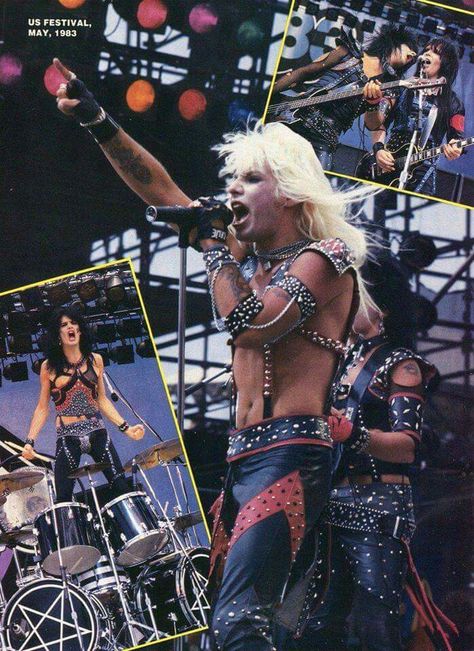 Crue 83 Vince Neil 80s, Motley Crue Nikki Sixx, 80s Rockstars, Shout At The Devil, Hair Metal Bands, Mick Mars, Vince Neil, Motley Crüe, Hair Metal