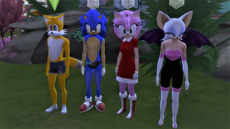 Sims 4 Sonic The Hedgehog Cc, Sonic Sims 4 Cc, Sims 4 Sonic Cc, Sonic Outfit, Sonic Amy, Sonic Underground, Sims 4 Studio, Hedgehog Movie, Skin Details