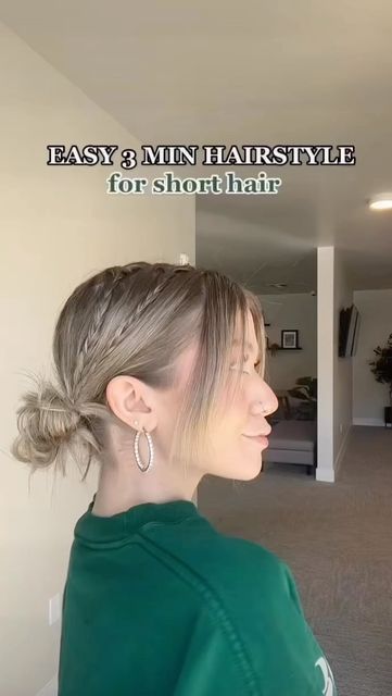 Summer Hair Trends 2023 Short, Hair Styles Tutorial, Bob Updo, Hair For Work, Cute Short Hairstyles, Short Hairstyle Ideas, Easy Hair Styles, Short Hair Up, Long Hairstyle Ideas