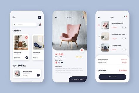 I will design a modern professional UI UX landing page Figma Cart Ui Design Mobile, Mobile Ui Design Trends, Uxui Design, Application Ui Design, Desain Ux, Webpage Template, Product Card, Card Ui, Mobile Application Design