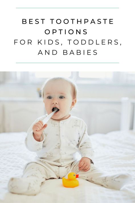 It is important to start taking care of those pearly whites early! Check out the 15 best toothpaste for kids, toddlers, and babies here. Baby Toothpaste, Diy Toothpaste, Best Toothpaste, Kids Toothpaste, Baby Drinks, Natural Toothpaste, Baby Tips, Nature Kids, Baby Health