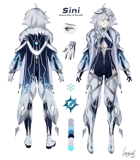 Genshin Impact Oc Outfit Ideas Hydro, Genshin Impact Outfit Ideas Oc Male, Honkai Outfit Ideas, Genshin Impact Clothing Ideas, Honkai Impact Outfits, Character Designs Female, Genshin Oc Ideas Outfit, Genshin Impact Inspired Outfits, Genshin Impact Oc Outfit Ideas