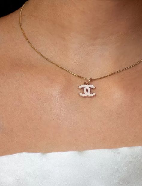 Repurposed Picola Mini Chanel Necklace - Dreamized Mini Chanel, Chanel Jewelry Necklace, Louis Vuitton Necklace, Repurposed Necklace, Chanel Bracelet, Cartier Panthere, Chanel Necklace, Mini Necklace, Luxe Jewelry