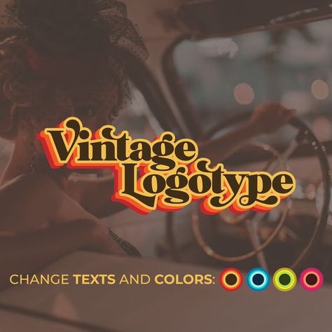 Premade Logo Design, Vintage Logo, 70s Watermark, Psichedelic, Retro Logo Boutique, 60s Shop, Traditional old style Logo, Customizable Logo Logo #logo logos #logos vintage logo #vintagelogo vintage logos #vintagelogo vintage logo design #vintagelogodesign vintage logo ideas #vintagelogoideas 2.518 Truck Logo Design Ideas, 70s Logo Design, T Shirt Logo Design Ideas, Basketball Logo Design Ideas, Rock Band Logo Design, Bar Logo Design Ideas, Shirt Logo Design Ideas, Car Logo Design Ideas, Vintage Logo Inspiration