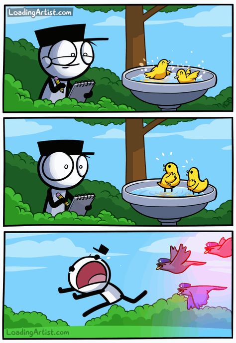 Loading Artist, Comics Ideas, Theodd1sout Comics, 9gag Funny, Funny Comic Strips, 웃긴 사진, Fun Comics, Cute Comics, Really Funny Memes