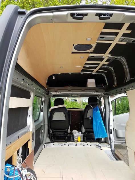 Vehicle Living, Moto Van, Ford Transit Camper Conversion, Flexible Plywood, Kangoo Camper, Diy Van Conversions, T3 Vw, Kombi Motorhome, Ford Transit Camper