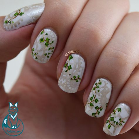 Nailzini: A Nail Art Blog: Ivy gears Nail Art -- Born Pretty Store Review -- Ivy Nails, Nail Room Ideas, Nail Designs Pictures, Toe Nail Color, Nail Room, Nail Pictures, Birthday Nails, Bridal Nails, Nail Designs Summer