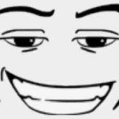 Yah Annoyed Face Drawing Reference, Smirk Face Drawing Reference, Smirk Face Drawing, Goofy Ahh Face, Smile Meme, Scared Face, Roblox Face, Goofy Smile, Confused Face