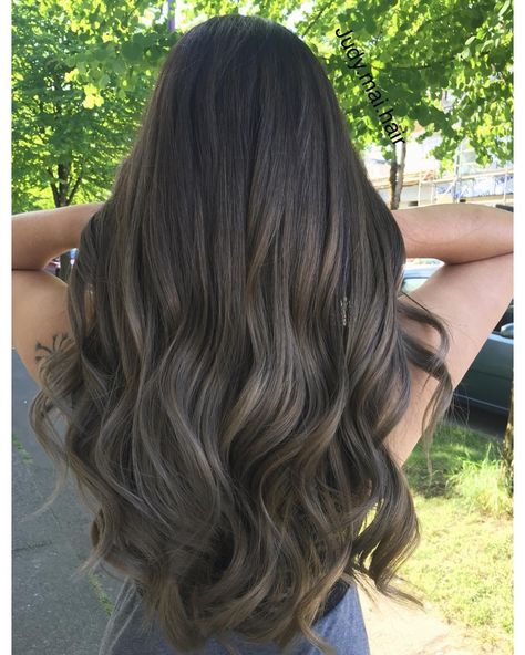 Blond Ash, Ash Balayage, Brown Ombre Hair Color, Grey Ombre Hair, Ash Brown Hair, Brown Ombre Hair, Ash Hair Color, Ombre Hair Blonde, Hair Dyes