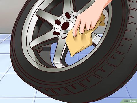 How to Polish Aluminum Wheels: 12 Steps (with Pictures) - wikiHow Polishing Aluminum, Aluminum Rims, Auto Detailing, Car Polish, Rims For Cars, 12 Steps, Car Hacks, Diy Cleaners, 12v Led