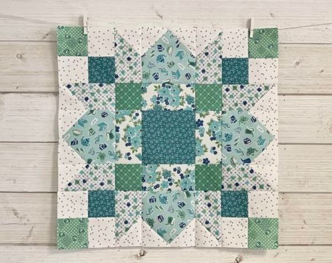 2022 RBD Free Quilt Pattern; Daisy Chain Quilt Block | Polka Dot Chair Lori Holt Quilts Patterns Free, Riley Blake Quilt, Quilting Methods, Polka Dot Chair, Quilt Block Patterns Free, Lori Holt, Quilt Squares, Scrap Quilt Patterns, Star Quilt Blocks