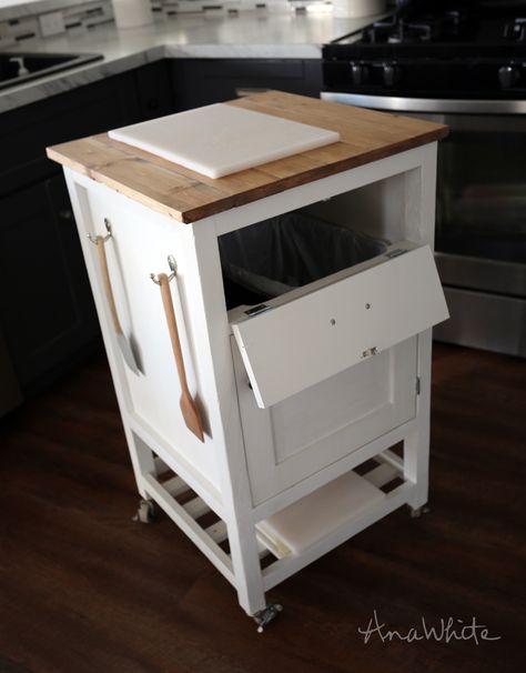 Rv Kitchen Island, Diy Kitchen Cart, Kitchen Island With Stove, Kitchen Island Diy, Unique Kitchen Design, Kitchen Island Plans, Small Kitchen Island, Rv Kitchen, Kitchen Island Cart