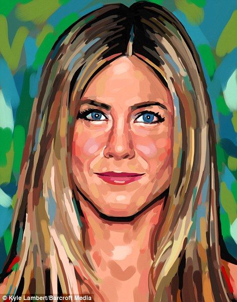 Celebrity Art Portraits, Ipad Stuff, Celebrity Artwork, Ipad Painting, Jenifer Aniston, Ipad Art, Celebrity Portraits, Portrait Images, Digital Art Illustration