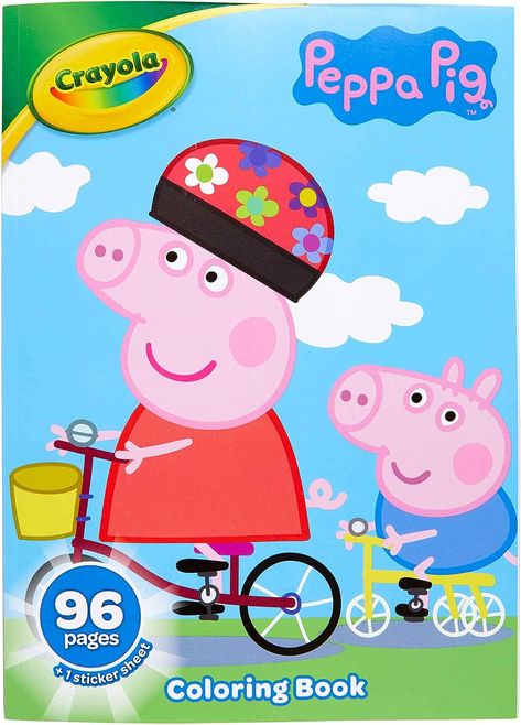 Peppa Pig Stickers, Peppa Pig Colouring, Kids Tattoo, Kids Travel Activities, Peppa Pig Coloring Pages, Kids Valentines, Kids Pages, Crayola Crayons, Book Character