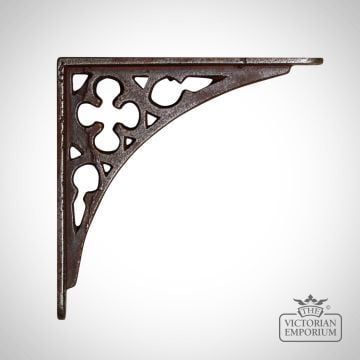 Shelf Brackets - Ironmongery | The Victorian Emporium Utility Room Shelves, Wooden Shelfs, Period Kitchen, Iron Shelf Brackets, Small Shelf, Iron Shelf, Gothic Design, Shelf Bracket, Room Shelves