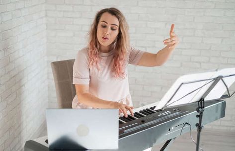 1. Adjunct Music Teacher Fun Teacher Aesthetic, Music Teacher Aesthetic, Connections Academy, Piano Photo, Music Industry Business, Action Board, Learn Singing, Teacher Aesthetic, Voice Teacher