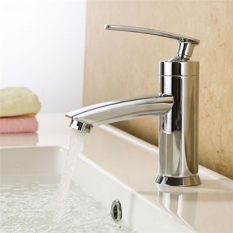 Contemporary Bathroom Sink Faucet Chrome Basin Tap Desk Mount Bathroom Tap Bathroom Designs India, Italian Bathroom Design, Bathroom Sink Faucets Chrome, Portable Bathroom, Contemporary Bathroom Sinks, Bathroom Sink Taps, Bathroom Inspiration Modern, Faucet Design, Basin Mixer Taps