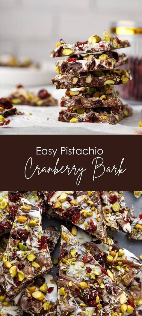 Easy Pistachio Cranberry Bark: 5 Ingredients, 35 Minutes – Yummy and fully Dark Chocolate Pistachio Cranberry Bark, Christmas Bark Pistachio Cranberry, Pistachio Cranberry Almond Bark, Cranberry Pistachio Biscotti Recipe, Pistachio Bark Recipe, Thanksgiving Bark Recipes, Pistachio Cranberry Bark, Fall Bark Recipes, Thanksgiving Bark