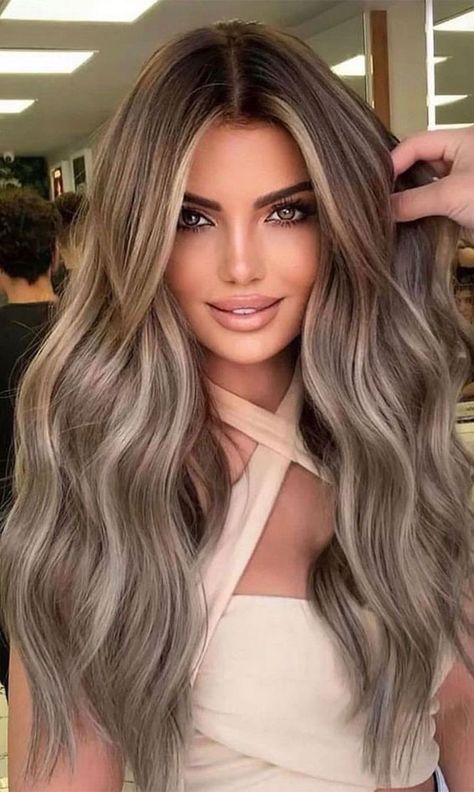 Ash Brown Hair Color, Mushroom Brown, Ash Brown Hair, Brown Hair Balayage, Brown Balayage, Ash Brown, New Hair Colors, Fall Hair Color, Hair Color Balayage