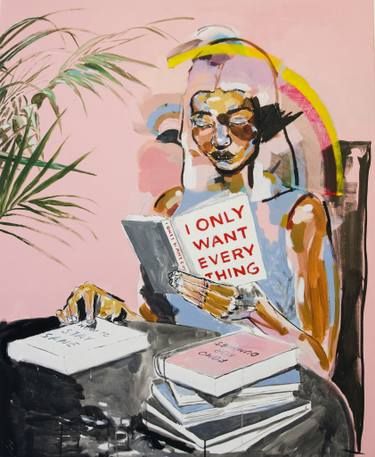 Saatchi Art Artist Marcelina amelia; Painting, “I ONLY WANT EVERYTHING” #art London Illustration, The Other Art Fair, Original Art For Sale, Contemporary Artist, Limited Edition Art, Affordable Art, Art Fair, Limited Edition Prints, Featured Artist