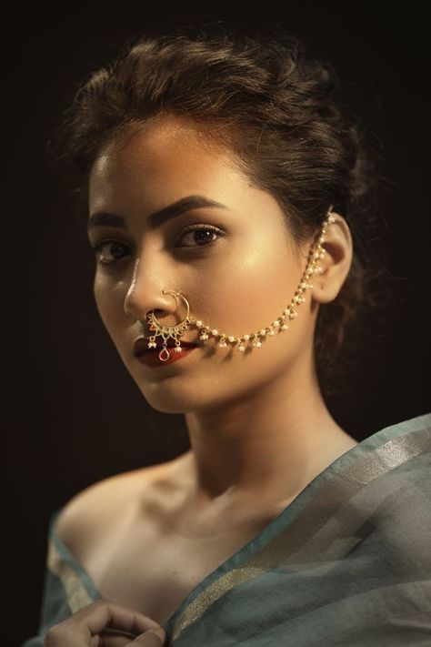 Indian Jewelry Photography, Jewellery Portrait, Jewellery Fashion Shoot, Wedding Lehngas, Jewellery Shoot, Nose Ring Jewelry, Ring Photography, Indian Wedding Video, Khadi Saree