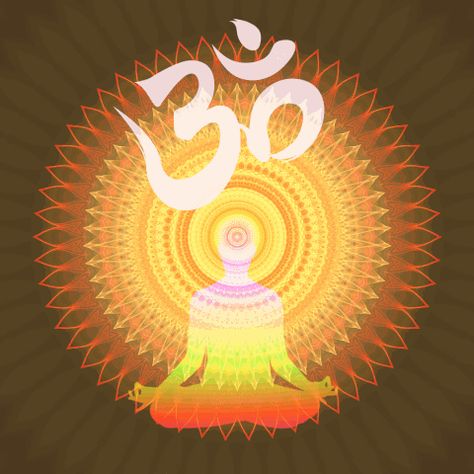 Om Gif, Solar System Wallpaper, Om Symbol Art, God Gif, Om Symbol Wallpaper, Meditative Mind, All God Images, 19 February, Giphy Gif