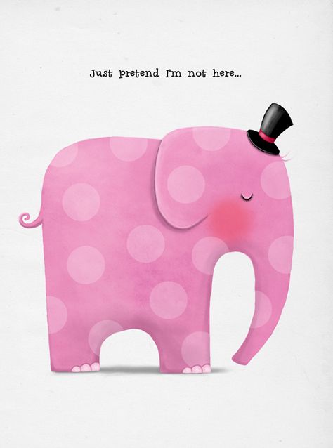 Pink elephant in the room on Behance Pink Elephants On Parade, Cute Elephant Cartoon, Elephant Wallpaper, Funny Elephant, Elephant In The Room, Elephants Photos, Elephant Illustration, Elephant Drawing, Cartoon Elephant