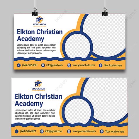 School Banner Design, Banner School, Modern School, Ad Banner, School Template, Sign Board Design, Family Stock Photo, Graphic Design Collection, School Banner