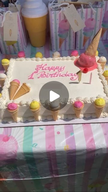 TPT Creator & Elementary Teacher 🇨🇦 on Instagram: "The money saving tip everyone throwing a party needs! ⬇️⬇️⬇️  Before I go on, of course professionally decorated cakes are incredible and I’ve definitely purchased them before and will again. BUT if you are looking to serve a big group, this is a great way to save money AND still make an impact! 🍦💰👍  I ordered a sheet cake at @costco_canada and asked for it to be all white. Because the theme of this event was ice cream, I picked up some marshmallow cones @dollaramafindsca and made a decorative cone with leftover cupcakes and an empty cone!   I feel like this could be a fun option for staff luncheons, grad, retirement parties or other big staff or school functions. Just adjust the decorations to fit the theme!  I think it turned out pr Ice Cream Birthday Party Decorations Diy, Leftover Cupcakes, Marshmallow Cones, Ice Cream Birthday Party Decorations, Ice Cream Theme Birthday Party, Ice Cream Theme Party, Costco Canada, Cream Birthday Party, Ice Cream Birthday Party