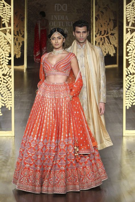 Mythology Fashion, Anita Dongre Bridal, Crop Top Gown, Anita Dongre Lehenga, Lehenga Bride, Bridal Anarkali Suits, Garba Outfit, Wedding Lenghas, Bridal Anarkali