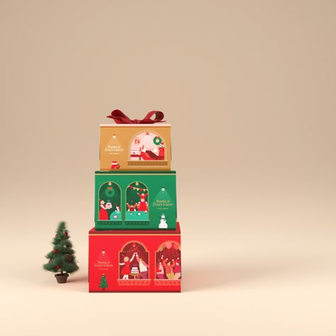 Packaging Design Christmas, Christmas Packaging Design, Xmas Hampers, Christmas Promo, National University, Holiday Box, Christmas Hamper, Christmas Cup, Box Packaging Design