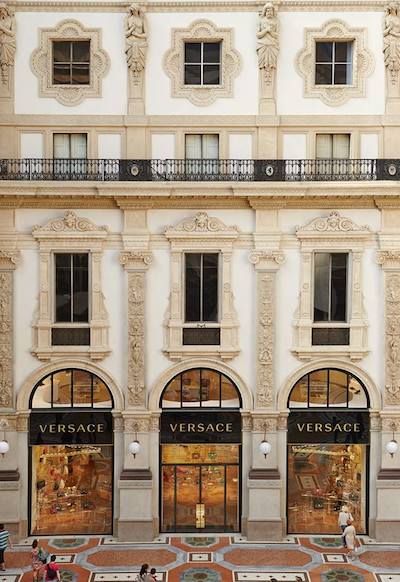 Retail space at the mercy of bigger economic happenings: report #luxury #posh #lux Versace Furniture, Versace Aesthetic, Versace 2015, Milan Store, Versace Store, Versace Mansion, Versace 90s, Retail Architecture, Versace Jacket