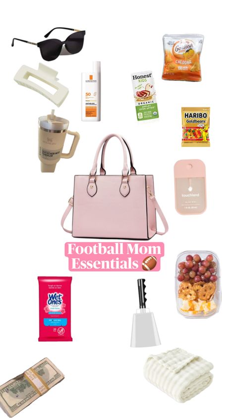 Mom Bag Essentials, Mom Bag, Mom Bags, Bag Essentials, Football Mom, Essential Bag, Football, 10 Things, American Football