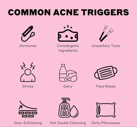 Discover the common acne triggers and their impact on your skincare aesthetics. Learn how to achieve clearer, healthier skin. Skincare Aesthetics, Good Skin Tips, Double Cleansing, Clear Skin Tips, Perfect Skin Care Routine, Healthier Skin, Hormonal Acne, Facial Skin Care Routine, Pretty Skin Care