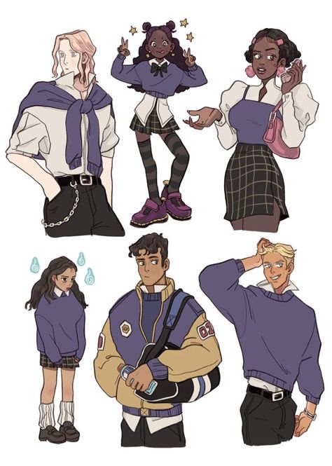 ༅༄ on Twitter: "uniforms and my ocs wearing em :~P… " Horror Movie Characters, Cute Art Styles, Cool Art Drawings, Explore The World, Movie Characters, Horror Movie, Art Reference Photos, Cartoon Art Styles, Pretty Art