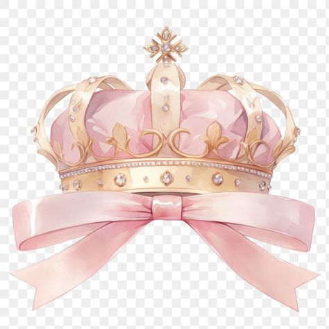 Princess Crown Png, Anime Crown, Tiara Png, Png Crown, Crown Cartoon, Pink Ribbon Png, Crown Illustration, Princess Png, Crown Png