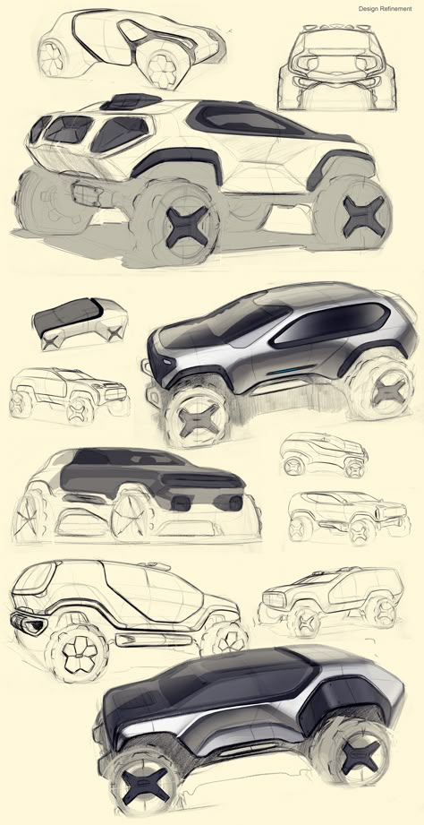 Suv Sketch Design, Form Inspiration, Bike Sketch, Industrial Design Sketch, Car Design Sketch, Concept Car Design, Car Sketch, City Car, Car Drawings