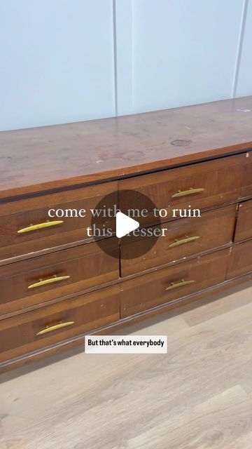 Samantha Stoddard | diy & furniture flips on Instagram: "Come with me to ruin this dresser! Comment “EXTRA” and I’ll send you everything I used on this furniture flip. 

#ad I hit the jackpot 8 months ago when I found this MCM dresser for just $25. I didn’t have time to flip it at the time, but luckily we have an @extraspace storage unit that I can keep furniture in until I’m ready to refinish them. 

Check out the link in my bio, or comment “EXTRA” for the link to find an Extra Space storage unit near you 

#furnituredesign #furnitureflip #diy #home #dresser #diyhomedecor" Dresser To Entryway Table, Dresser Drawer Front Ideas, Drawer Fronts Ideas Diy, Mcm Furniture Flip, Upcycle Dresser Diy, Dresser Flip, Dresser Flips, Mcm Dresser, Dresser Diy