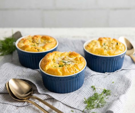 Crab Souffles | Chicken of the Sea Crab Souffle, Healthy Tasty Food, Egg Souffle, Crab Eggs, Best Tuna Salad Recipe, Maryland Style Crab Cakes, Souffle Recipe, Salmon Breakfast, Chicken Of The Sea