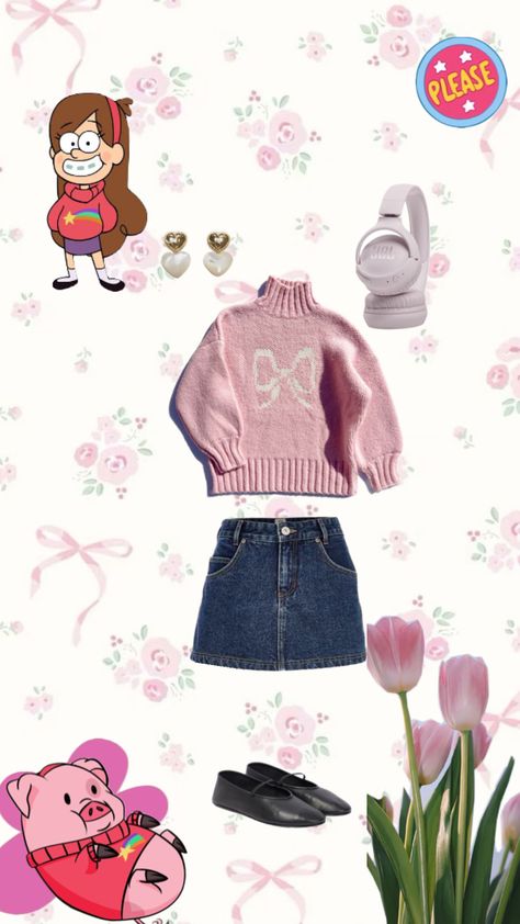 mabel pines 💫 Mabel Pines Outfit Ideas, Mabel Pines Aesthetic Outfits, Mabel Pines Outfits Style, Mabel Pines Inspired Outfits, Mabel Pines Outfits, Gravity Falls Comics, Mabel Pines, Nice Clothes, Gravity Falls