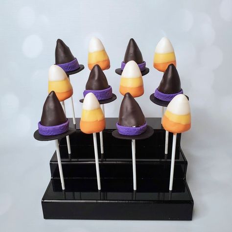 Witch Hat Cake, Candy Corn Witch, Hat Cake, Cupcake Party, Witch Hat, Candy Corn, Cake Pops, Corn, Witch